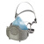 思创科技 ST-1030A 硅胶防尘面罩口罩防雾霾细微颗粒物打磨电焊工业粉尘半面具 5套装