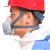 唐丰 硅胶防尘口罩 PM2.5防护口罩成人款 工业粉尘打磨 水泥木工电焊劳保面具可清洗面罩 1201硅胶+20片活性炭