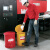 西斯贝尔/SYSBEL WA8109700 防火垃圾桶 高60直径47 OSHA规范 UL标准 21GAL/79.3L 红色 1个装