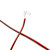 TaoTimeClub 红黑并线 22#线材 1007 导线 电线 电子线 1米