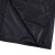 厚创 可印字连体雨衣加长款荷叶式防雨服反光雨衣单人成人风衣雨衣 黑色 L（170-175cm）