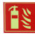 瀚文洋消防自发光安全出口直行 夜光地贴 疏散标示指示牌 直行安全出口 灭火器墙贴标牌
