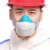 梅安 防尘口罩 PM2.5防护口罩 防工业粉尘打磨 木工电焊劳保面具 可清洗防灰尘面罩 口罩+30片活性炭棉