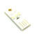TaoTimeClub 创意led灯键盘灯亮迷你USB灯强光正白暖光移动电源 小黑板正白