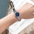 浪琴Longines 瑞士手表 军旗系列腕表 自动机械表时尚女表 26钢带蓝盘L4.274.4.96.6