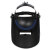 633P头戴式电焊面罩面屏可掀式烧焊氩弧焊电焊防护面具焊工焊接 黑色面罩