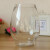 达之礼（DAZHILI）玻璃花瓶水培花瓶鹅蛋椭圆玻璃花瓶富贵竹绿萝花瓶 透明 20cm