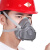 梅安 防尘面具工业防粉尘 防雾霾PM2.5口罩水泥打磨煤矿工厂装修电焊透气面罩 防尘面具一个