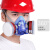 蓝色双罐防尘防毒  防毒面具  有机气体苯 喷漆口罩 焊接 农药 防护面罩 面具+4号过滤盒