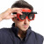 代尔塔 电焊气焊铜焊眼镜 焊工防护眼镜劳保 防强光防飞溅焊接眼罩 101013 红色