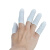 厚创 乳胶手指套防静电无尘防滑净化车间一次性工业橡胶劳保美容美甲手指套 白色（净化级）均码/250个
