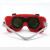 代尔塔 电焊气焊铜焊眼镜 焊工防护眼镜劳保 防强光防飞溅焊接眼罩 101013 红色