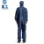 星工（XINGGONG）防尘服无尘衣防静电连体带帽工作服洁净防护喷漆 藏青色 XL