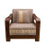 凯比特 新中式沙发垫红木沙发坐垫加厚四季通用实木沙发垫 回字纹布艺款 浅咖 90*90cm靠背巾