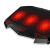 GYSFONE LGgram Pro 2024 evo Ultra7 17英寸笔记本电脑散热器散热底座降温风扇可调速散热架 炫丽红色LED灯光（三风扇）