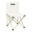 JEEP折叠椅凳露营椅子户外便携桌椅野餐野外野营钓鱼写生小马扎 白色大号