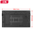 立帆多媒体教学一体机触摸屏幼儿园壁挂电脑互动式电子白板远程视频会议平板一体机触控显示器55英寸 85英寸触摸一体机 windows i7六代+8g+固态256g