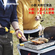 迪卡侬一次性烧烤炉烧烤架户外家用木炭自助小型单次QUMC 大款(3-5人)