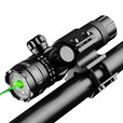 野丛林 95激光瞄准器 夜间射J瞄准检查镜上下左右含万能管夹绿色激光