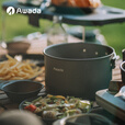 Awada户外套锅 韩国出口高端露营烹饪野餐多人炊具组合套装 户外烹饪套装(探索版)PLUS