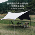 黑鹿（BLACKDEER）云荫黑胶涂银双面天幕露营野营野炊便携防暴雨防风防晒 遮阳棚 云荫黑胶涂银天幕