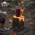 CAMPINGMOON柯曼户外柴火炉柴火灶起火师引火桶不锈钢柴火炉 【MT-17+MT-2915卡式喷枪】