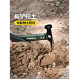 原始人户外多功能工具露营帐篷地钉锤子工兵野外求生装备铸铁榔头 黑色