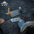 CAMPINGMOON柯曼折叠桌网桌科曼户外露营桌野餐桌多层置物架可拼接T-230 【T-2309C】2分之1天板花纹