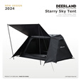 DEER LAND露营自动帐篷天幕二合一户外防雨过夜四季帐 星空帐篷（4人）黑色