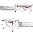 黑鹿（BLACKDEER）户外折叠桌蛋卷桌 升降桌装备露营桌子便携式野餐桌铝合金烧烤桌 蛋卷桌 单桌（星际灰）小号