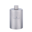 必唯（BOUNDLESS VOYAGE）纯钛户外小酒壶200ml野营旅行随身便携迷你白酒壶圆形露营酒具 200ml Ti3068D 