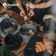 Awada户外套锅 韩国出口高端露营烹饪野餐多人炊具组合套装 户外烹饪套装(探索版)PLUS