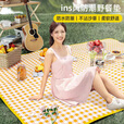 Aoran野餐垫户外餐垫防潮垫加厚野外地垫便携野餐布露营春游郊游装备 小飞叶【2*2m】加厚牛津布