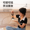 PENESAS 复古精致户外露营灯帐篷灯吊灯超长续航充电LED灯松果灯 黑色松果灯