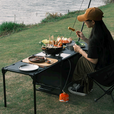 火枫（FIRE-MAPLE）户外露营车随食2可折叠收纳野餐装备拖车移动餐车野营餐厅套装 随食2移动式轻量化模块桌