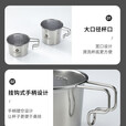 Campingmoon柯曼户外304不锈钢雪拉碗露营饮水啤酒杯便携咖啡杯易收纳S190 雪拉啤酒杯