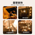 探险者（TAN XIAN ZHE）露营氛围灯珠天幕灯串灯带帐篷灯挂式超长续航彩灯装饰野营 【白色圆球】两用款—10米80灯珠