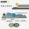 Klymit Klymaloft系列舒适记忆棉充气睡垫 户外露营防潮空气海绵睡垫 豪华双人款-灰绿