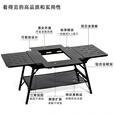 OnwaySports单人IGT桌椅户外露营用品装备模块化折叠野餐战术桌 2+2单元IGT桌 （完全版）