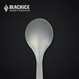 黑冰（BLACKICE）户外野餐钛餐具多功能带开瓶器便携钛勺家用长柄汤勺Z7222G Z7222G银灰