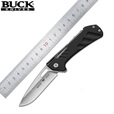 BUCK正品美国BUCK巴克火标BOS射手锋利户外野营随身折叠刀830露营折刀 0830BKS-B 60°以下 10cm 8cm