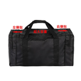 黑色前运包 留守被装袋留守包后留包加厚大容量防水帆布手提包 黑色-加厚款