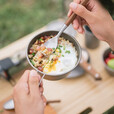 挪客Naturehike雪拉碗户外便携式露营野餐餐具轻量化野炊钛碗 钛本色小号-350ml