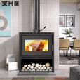 昊润通燃木真火壁炉木柴炉子农村自建房别墅民宿家用烧柴火欧式取暖炉 新700型（60-100㎡ 不含配件）