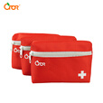 科洛 (CROR)迷你护理包 户外旅行安全医药急救包家用车载便携收纳包 P002 红色 190D水松发泡面料
