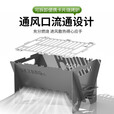 蝶烤香烧烤炉烤架户外家用小型便携碳烤烤鱼烤串折叠可拆卸卡片炉 小号