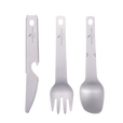 必唯（BOUNDLESS VOYAGE） 纯钛户外餐具轻量便携汤勺露营用品装备叉子野营餐刀开瓶器勺子