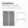 vidalido维达利多户外露营迷你折叠桌轻量化分体式小桌子野外铝合金折叠桌 迷你折叠桌银色