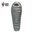 黑冰（BLACKICE）新款【Z系列轻量款木乃伊式鹅绒羽绒睡袋】户外露营睡袋 (新标准)Z400/灰色 L
