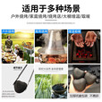 绿薪商用烧烤碳机制碳桃心无烟碳取暖烤火炭煤球形高温火锅煮茶燃料块 特级白灰巨能炭-200送20 发快运